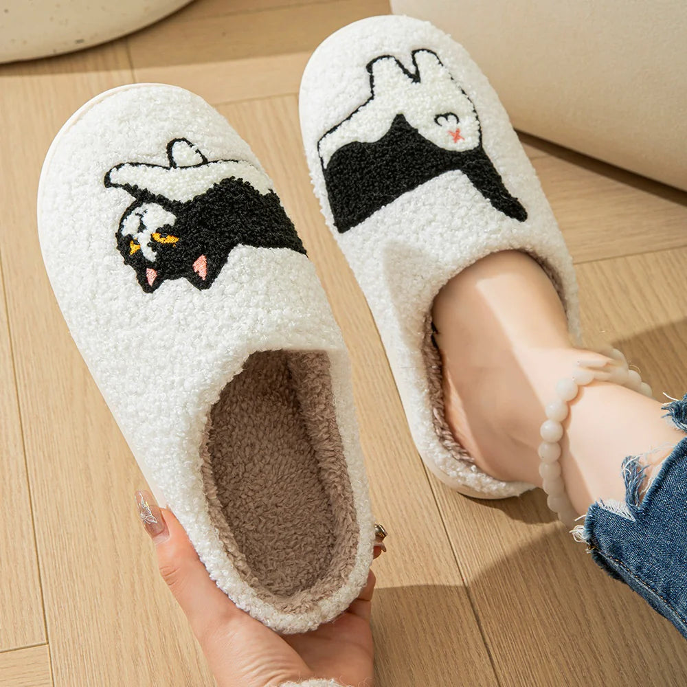 Warm and Comfy Cat Slippers